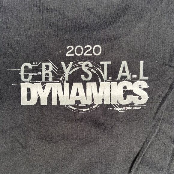 Crystal Dynamics 2020 Square Enix T-Shirt Size Small Unisex Cotton Video Games - Picture 11 of 11